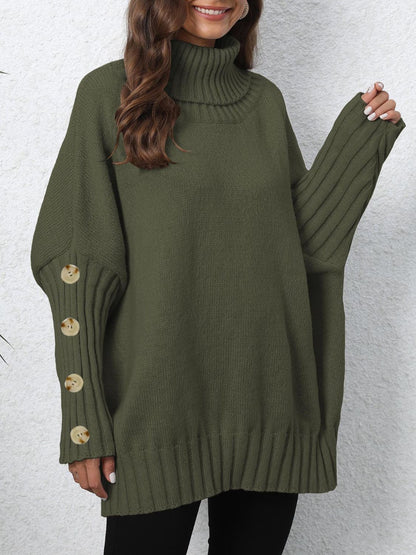 Turtleneck Long Sleeve Sweater