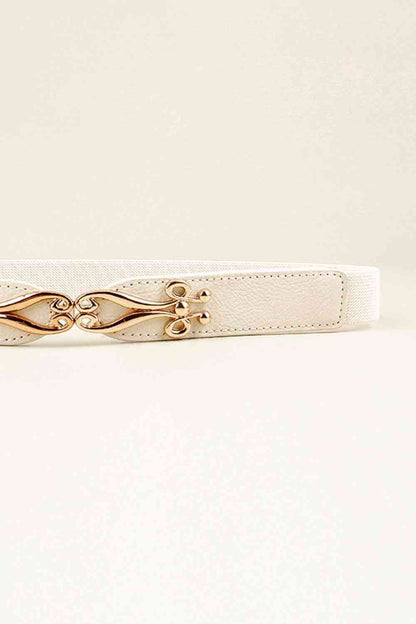 Alloy Buckle Elastic Belt